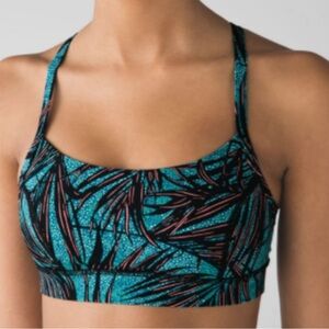 Rare Lululemon Rise and Run Mini Palm Lace Bra
